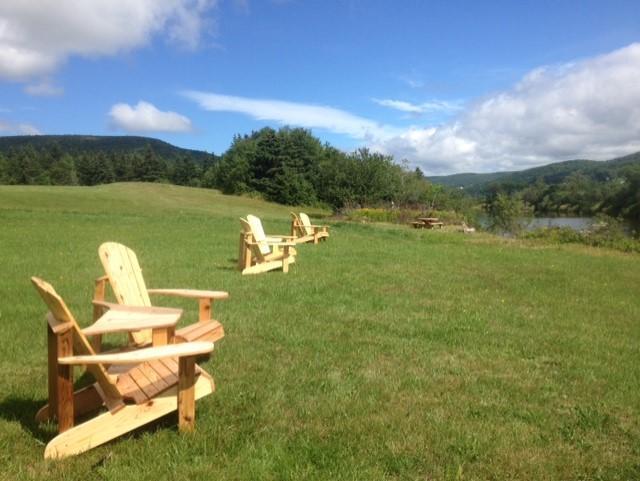 Cajun Cedar Log Cottages Margaree Forks ภายนอก รูปภาพ